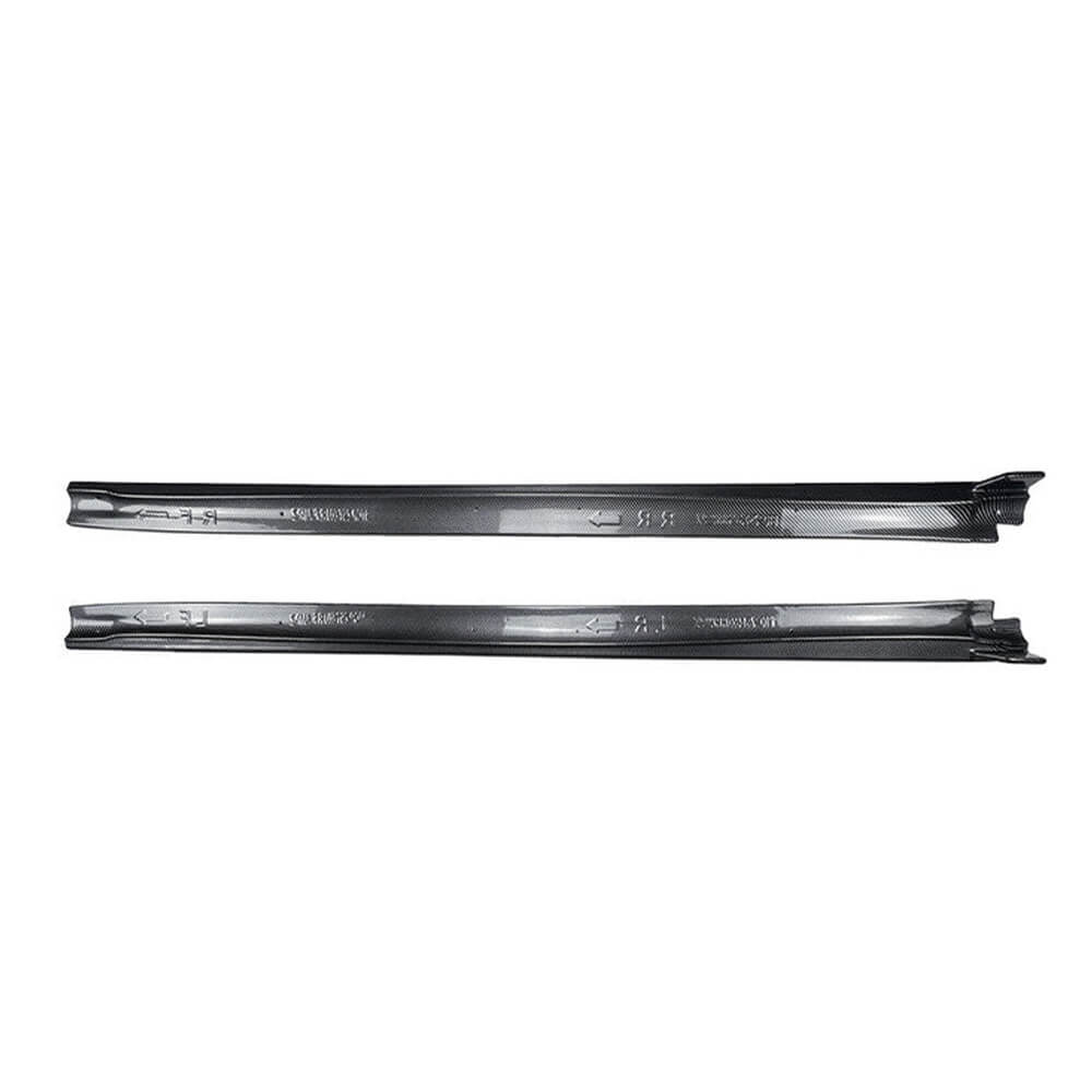 Motokrafta M Sport Style Carbon Fiber Look Side Skirts Splitter Running Board – Compatible with BMW X6 F16 (2014–2019) | Side Skirt Extension