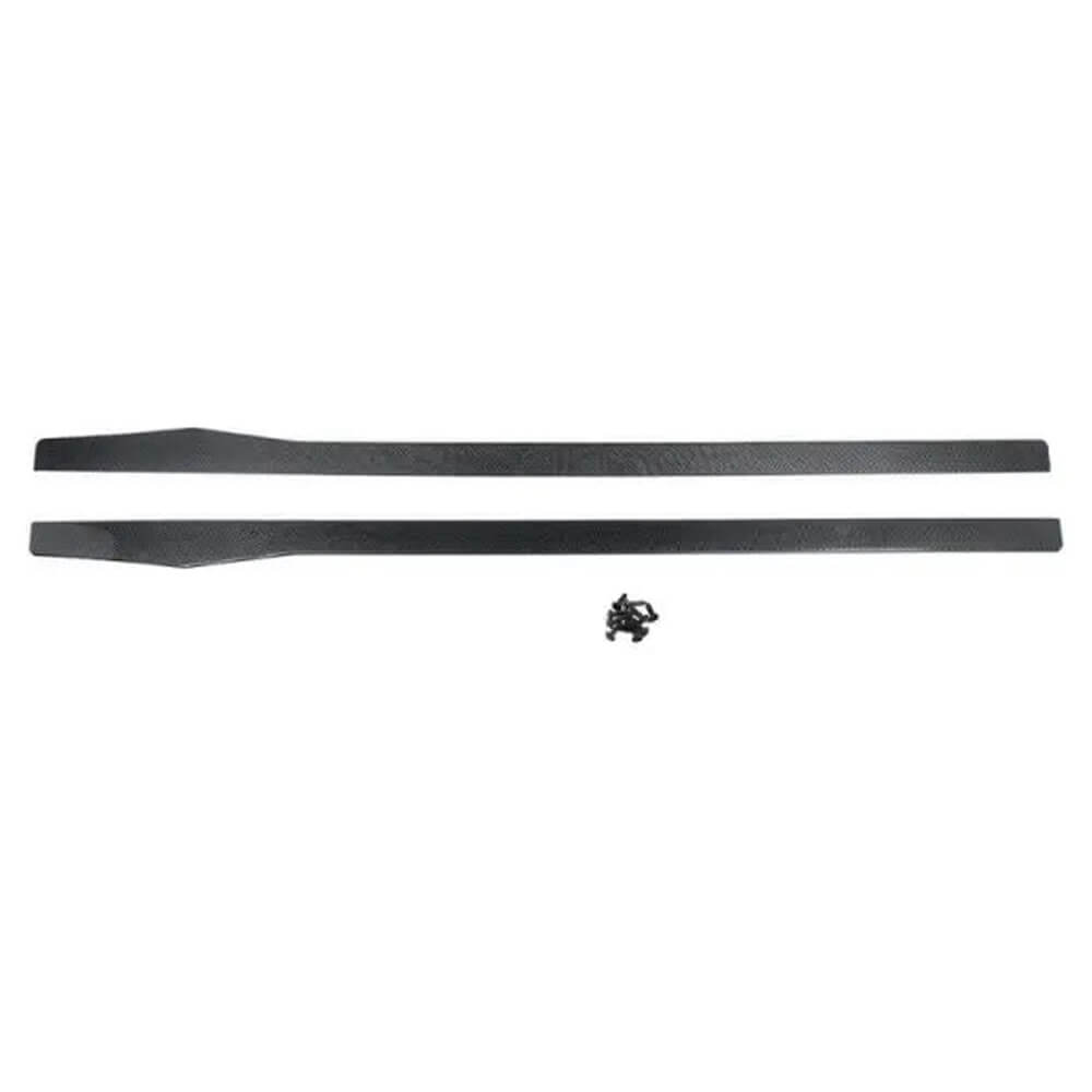 Motokrafta Style Real Carbon Fiber Side Skirts Splitter Running Board – Compatible with Mercedes-Benz C-Class W205 C205 (2015–2021) | Side Skirt Extension