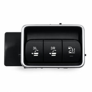 Motokrafta Third Row 3-Button Seat Folding & Height Adjustment Switch – Compatible with Mercedes-Benz GLE W167 & GLS X167 (2020–2024) | Rear Seat Control Button