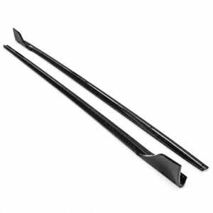 Motokrafta M Performance MP Style Carbon Fiber Look Side Skirts Splitter Running Board – Compatible with BMW 3 Series G20 LCI (2023+)