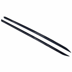 Motokrafta M Performance M Sport MT MP M5 Style Carbon Fiber Look Side Skirt Splitter Extension – Compatible with BMW 5 Series G60 (2024+) | Side Skirt Lip