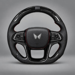 Mahindra Thar Carbon Finish RPM Meter Steering Wheel (2020–Present) – Motokrafta